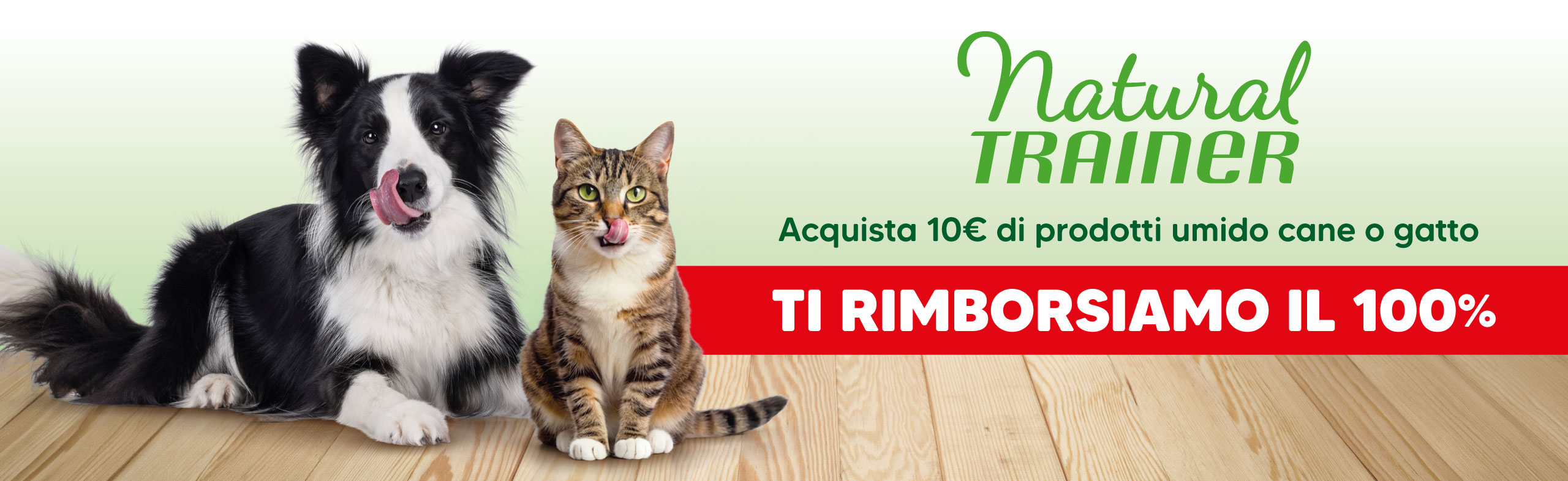 header Natural trainer wet ti rimborsa al 100%